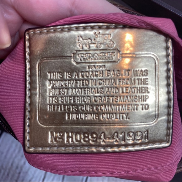 COACH Madison Op Art Signature Bag and Wallet - Picture 8 of 8